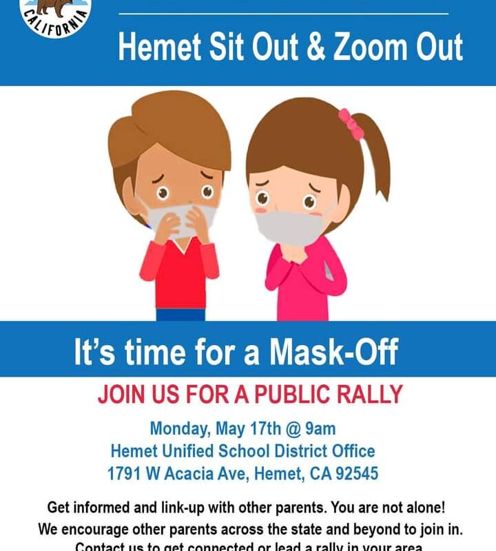 Hemet County Let The Kids Breathe – Mask Off