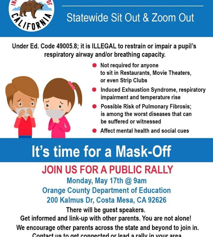 Orange County Let The Kids Breathe – Mask Off