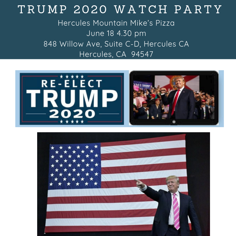 Trump 2020 Hercules Watch Party